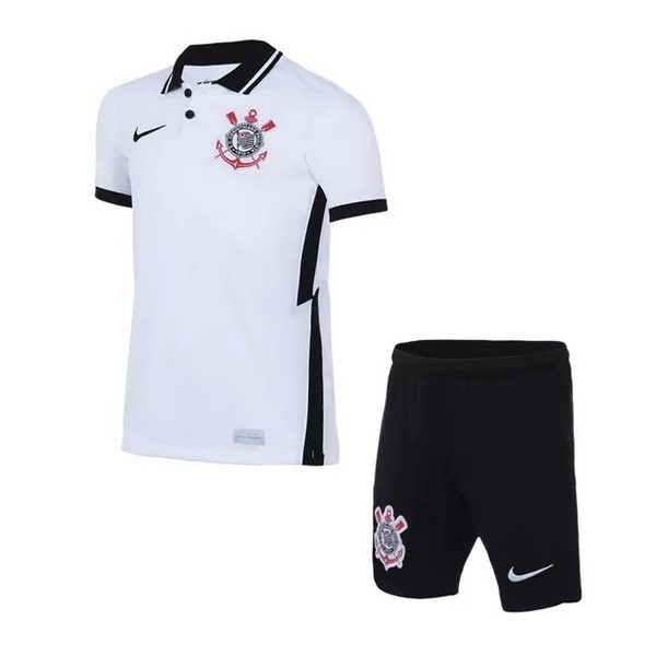 Camiseta Corinthians Paulista 1ª Niños 2020-2021 Blanco